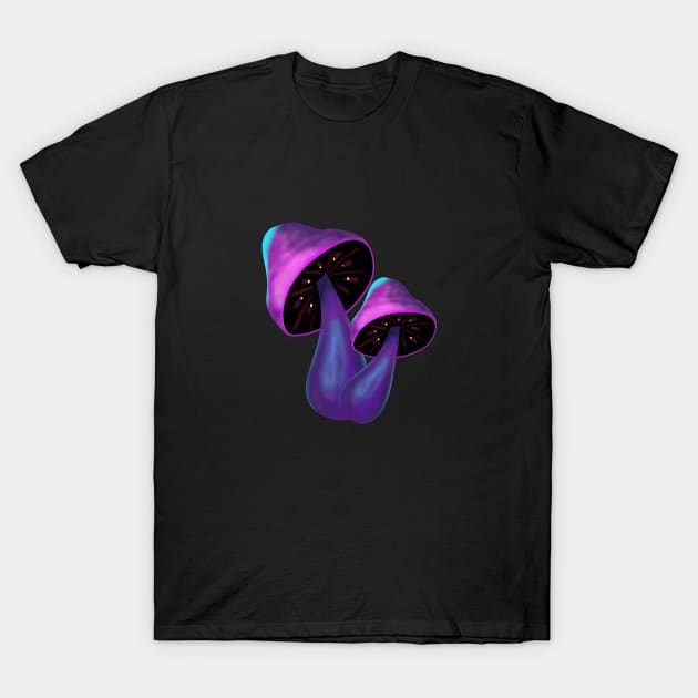 Mushroom Glow T-Shirt by Tee Li’s